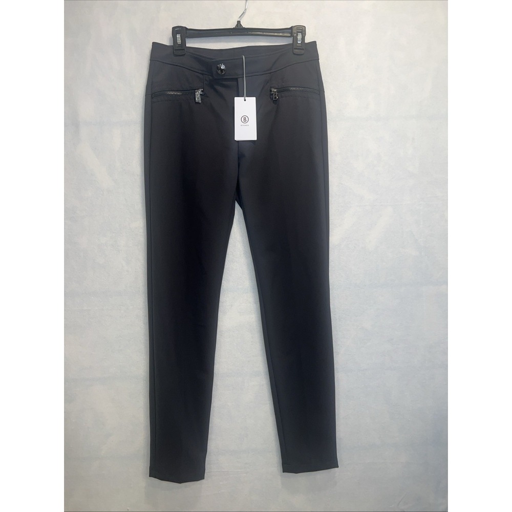 Bogner Lindy Strech Pants Women Size 6 US /36 EU Designer Straight Leg Gray $390